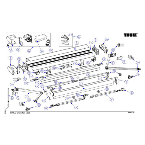 6300 Awning Spare Parts