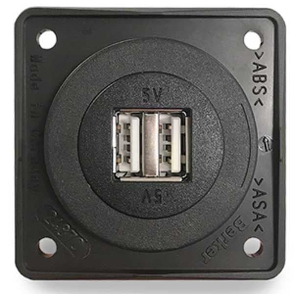 Berker Double USB 12V Charger Anthracite