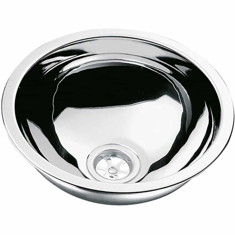 Semishperic Sink Diameter 300MM Incl. Waste Kit