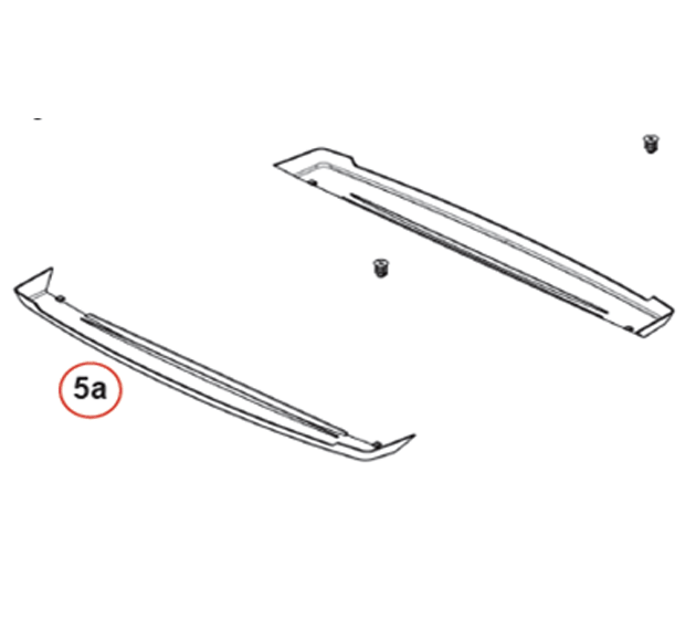 Side Cover (1PC) For MPK Frame Cream/Wht