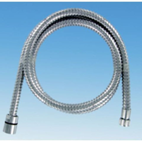 2.0M Chrome Shower Hose 3/8" To 1/2" Fit