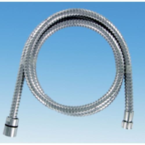2.0M Chrome Shower Hose 3/8" To 1/2" Fit