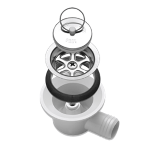 25MM Angled Waste Fitting AC530