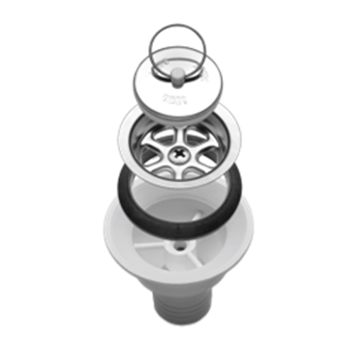 25MM Straight Waste Fitting AC535