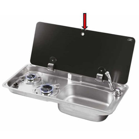3000078 Single Glass Lid - Can FL1770