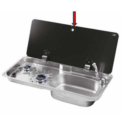 3000078 Single Glass Lid - Can FL1770
