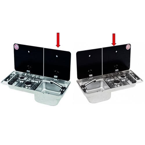 3000410 RH Glass Lid - Can FL1401-FL1402
