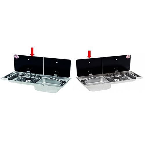 3000411 LH Glass Lid - Can FL1401-FL1402