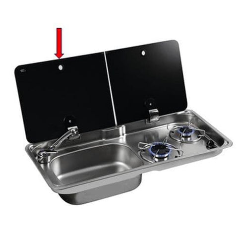 3000450 LH(Sink) Glass Lid - Can FL1766