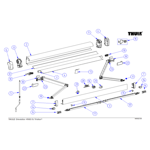 4900 Awning Spare Parts