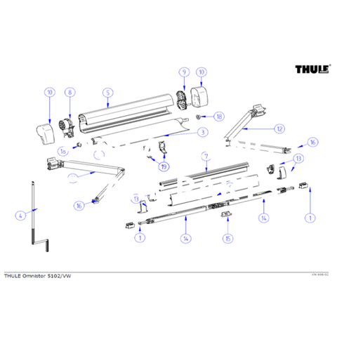 5102/VW California Awning