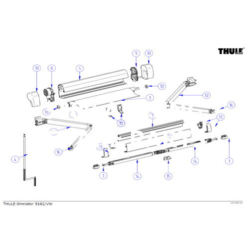5102/VW California Awning