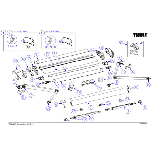 6200 Awning Spare Parts