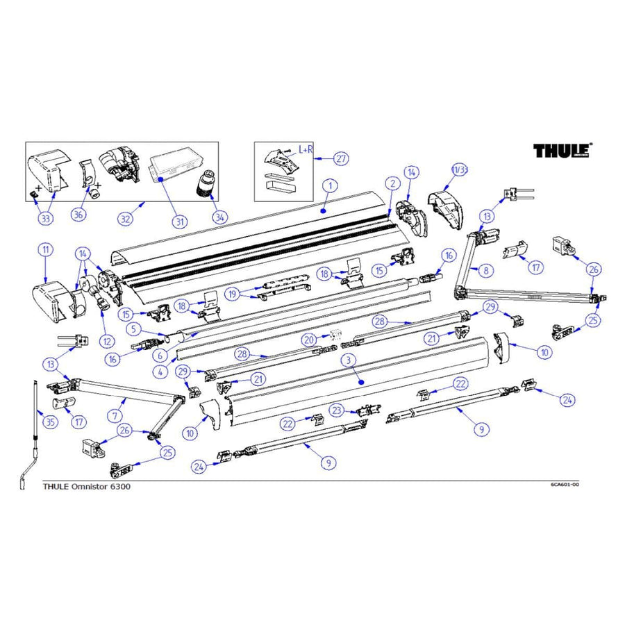 6300 Awning Spare Parts