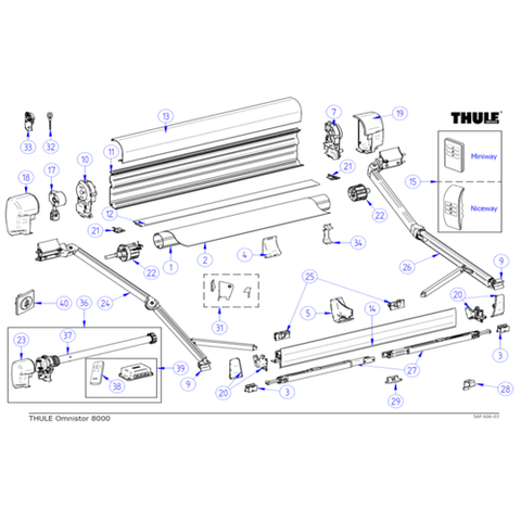 8000 Awning Spare Parts