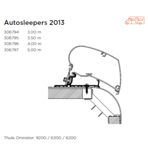 Awning Adaptor For Auto Sleepers