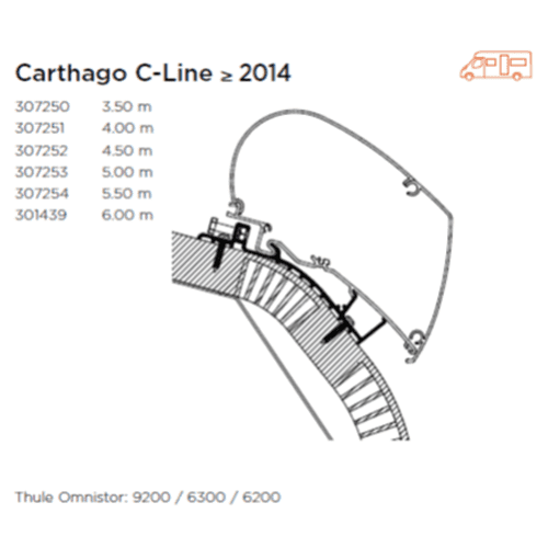 Awning Adaptor For Carthago
