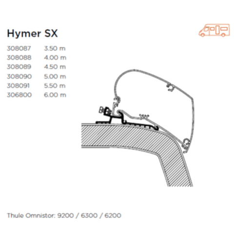 Awning Adaptor For Hymer SX