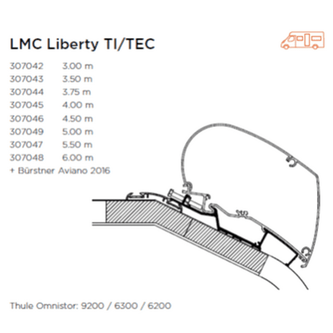 Awning Adaptor For Lmc Liberty l Tec l Burstner Aviano 2016