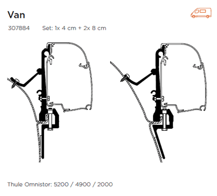 Awning Adaptor For Van Adaptor