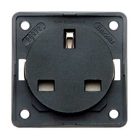 Berker 230V UK Mains Socket- Anthracite