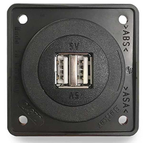Berker Double USB 12V Charger Anthracite