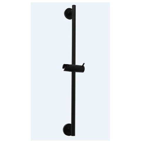 Black Stilo Shower Rail 600MM X 18MM Dia