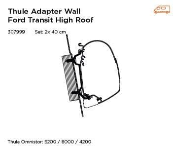Ford Transit High Roof Adapter - Wall