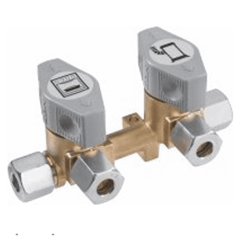 GOK 2 Way Manifold/Isolator Valve 8MM