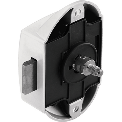 Large Lock, White, For Push Button System