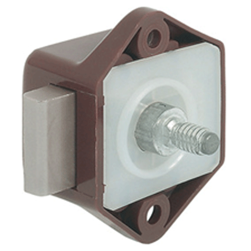 Mini Lock, Brown, For Push Button System