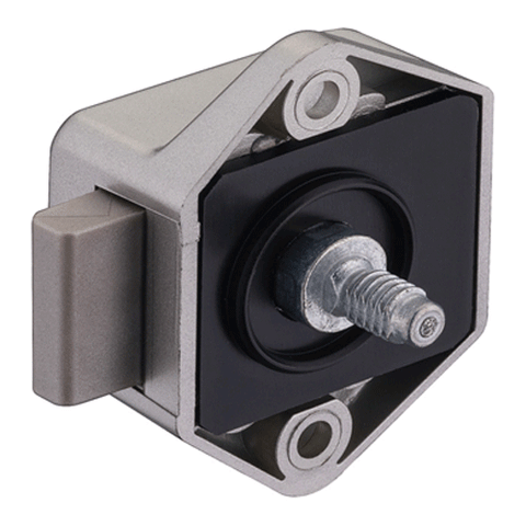 Mini Lock, Silver,For Push Button System