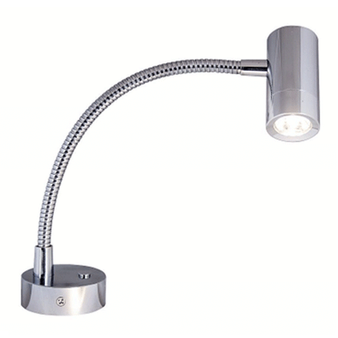 Minitube D4 'Flex' Power LED, Chrome, With USB Port
