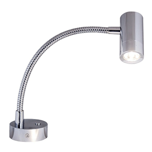 Minitube D4 'Flex' Power LED, Chrome, With USB Port