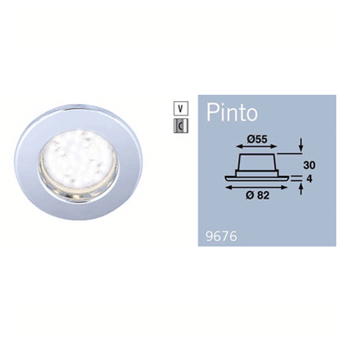 Pinto 36 Smd LED With" & "Without" Switch Chrome
