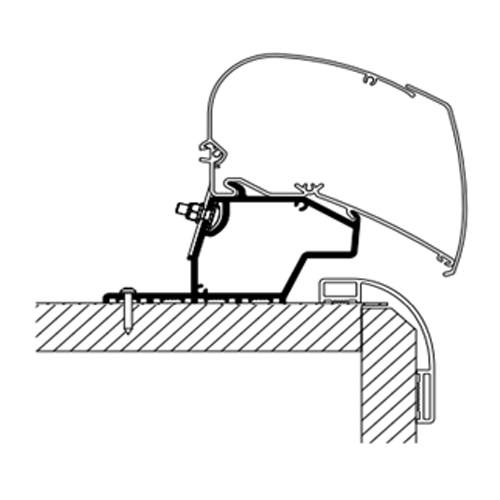 Roof Awning Adapter - Mobilvetta