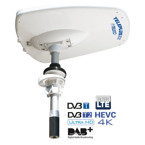 Teleplus X2 TV Antenna & 39cm Mast