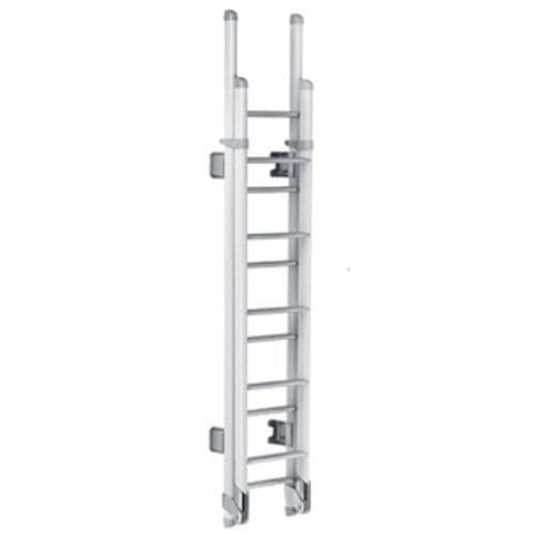 Thule Ladder Deluxe 11 Steps (Oval Arms - White Lacquered - Foldable)