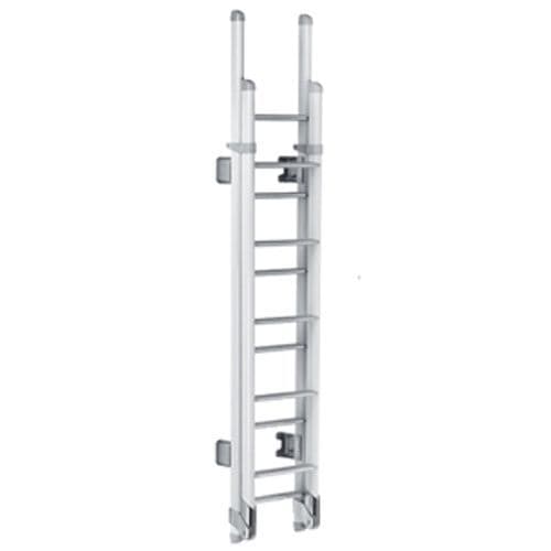 Thule Ladder Deluxe 11 Steps (Oval Arms - White Lacquered - Foldable)