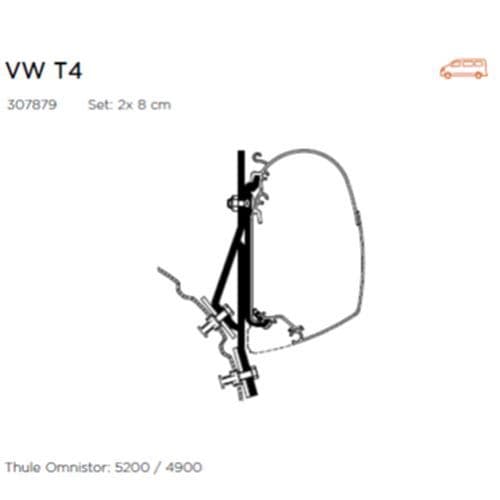 VW T4 Adapter (Set: 2X 8CM)